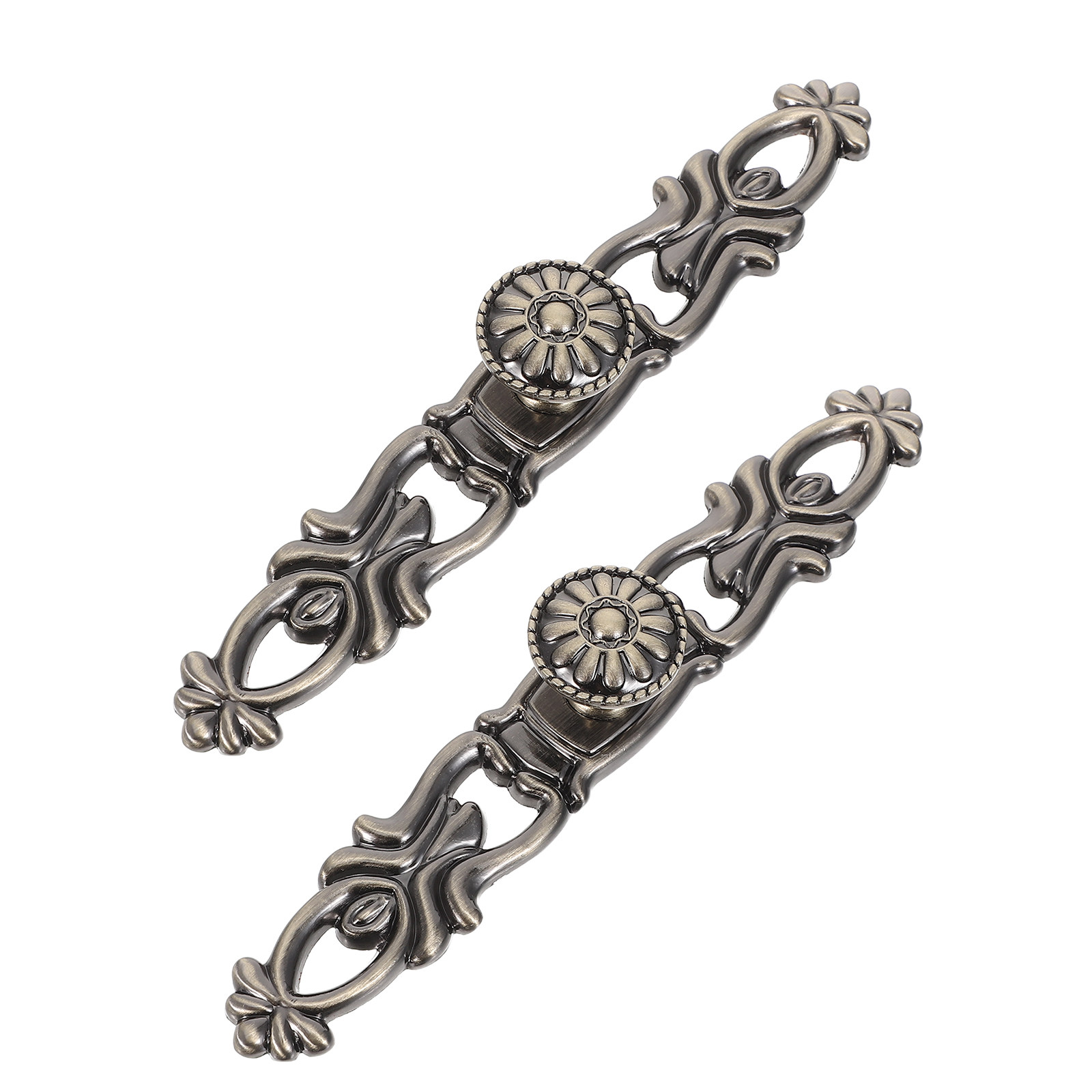 Furniture Hardware Drop Pulls - 2 szt. brązowe uchwyty do szuflad