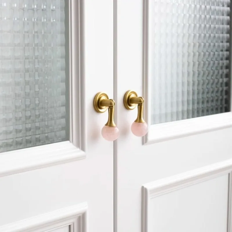 Biała Kryształowa Kula + Mosię – Furniture Hardware Drop Pulls recenzja i cena