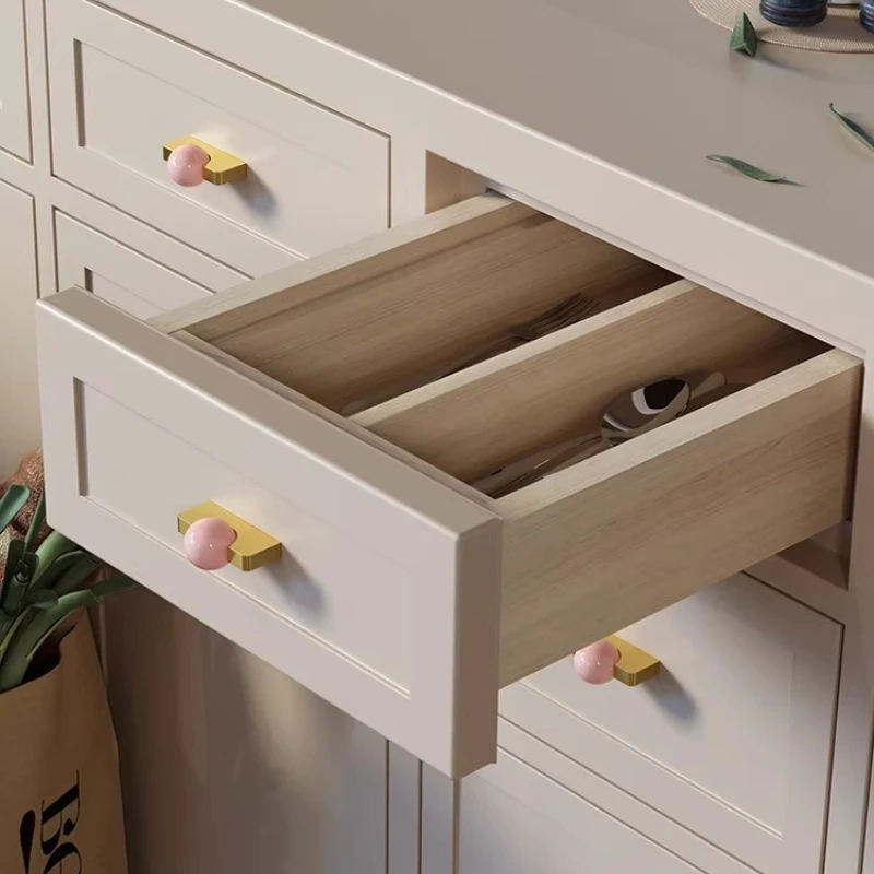 Biała kryształowa kula + mosię – Furniture Hardware Drop Pulls recenzja i cena
