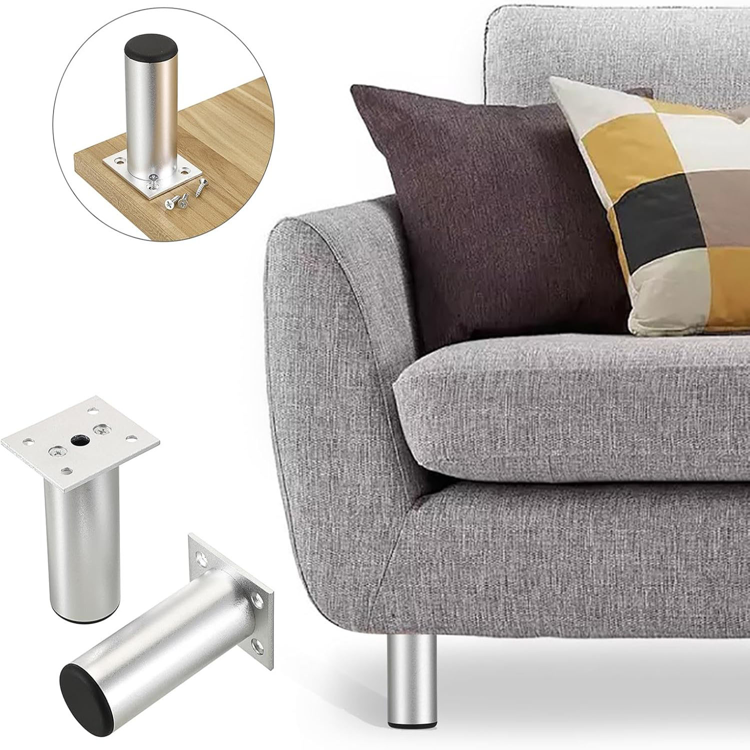 4 szt. Nóżki meblowe ze stali  – Cabinet Hinge Overlay recenzja i cena