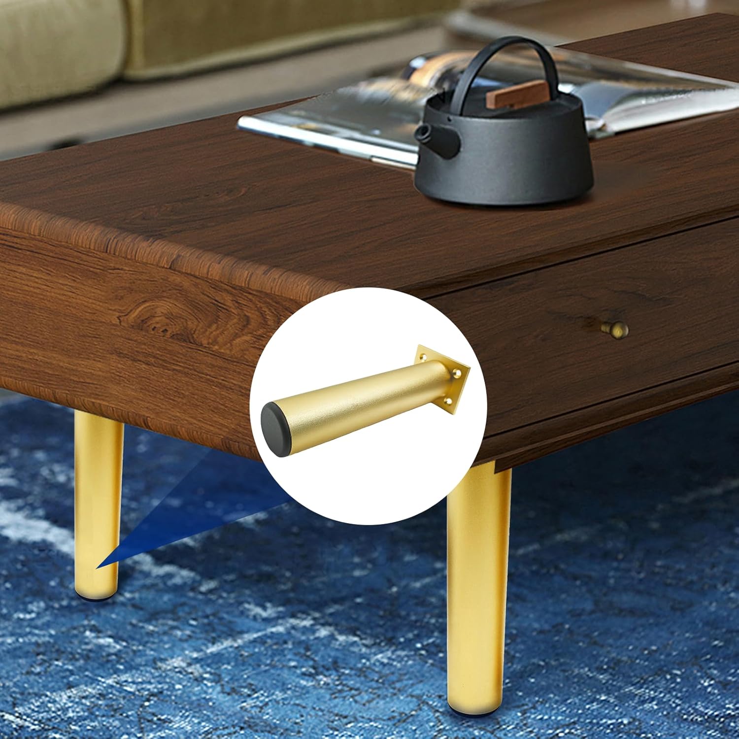 4 szt. Nóżki meblowe ze stali  – Cabinet Hinge Overlay recenzja i cena