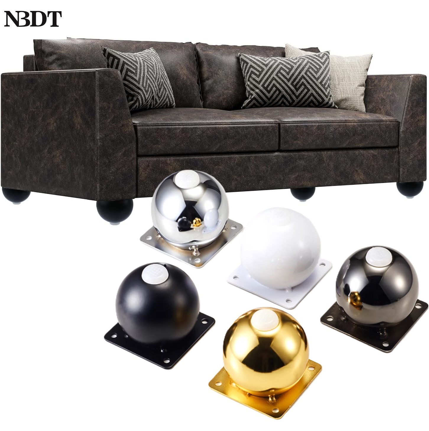 4 szt. Stalowe nogi meblowe w  – Cabinet Hinge Overlay recenzja i cena