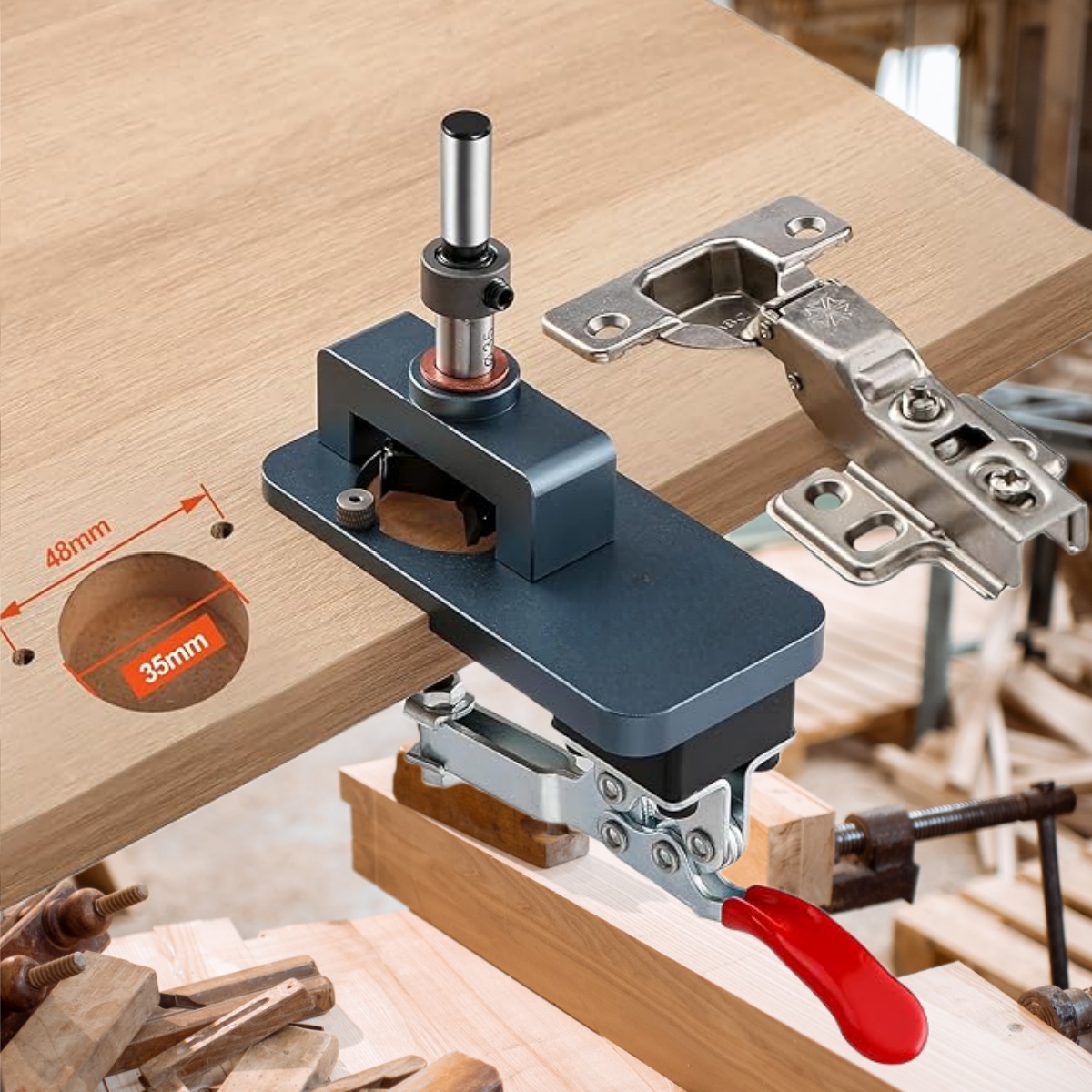 Szablon do zawiasów 35 mm - Pr – Furniture Hardware Fitting recenzja i cena